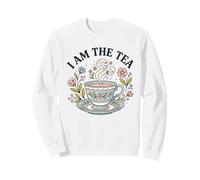 Vintage I Am The Tea Felpa