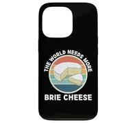 Vintage Il mondo ha bisogno di più Brie Cheese Retro Food Lover Custodia per iPhone 13 Pro