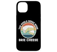 Vintage Il mondo ha bisogno di più Brie Cheese Retro Food Lover Custodia per iPhone 14 Plus