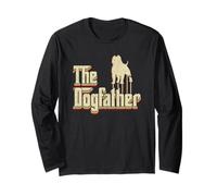 Vintage Il proprietario australiano del cane Butbull Dogfather Maglia a Manica