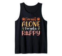 Vintage I'm Not Alone I've Got A Puppy Dog Dogs Lovers Canotta