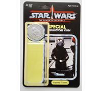 VINTAGE IMPERIAL GUNNER CARD KIT POWER OF THE FORCE LAST17 REPRO COIN