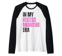 Vintage in My Recess Monitor Era Recess Crew Ritorno A Scuola Maglia con Maniche Raglan