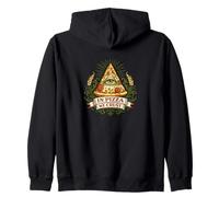 Vintage in Pizza Noi Crosta Felpa con Cappuccio