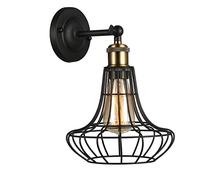 Vintage Industrial Wall Sconce Edison Lamp Adjustable Brass Finished Copper Head Wall Lamp Retro Wall Light Lamp Fixtures Metal E27 Perfect for Kitchen Dining Room Loft C