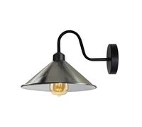 Vintage Industriale Muro Luce Rustico Applique Metallo Paralume Attico Lampada