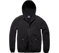 Vintage Industries Ashore, giacca tessile impermeabile S male Nero