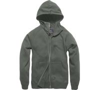 Vintage Industries Basing, felpa con cappuccio e zip M male Grigio Scuro