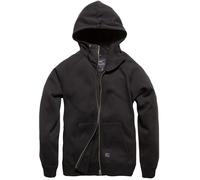 Vintage Industries Basing Felpa con cappuccio, nero, taglia M per maschi