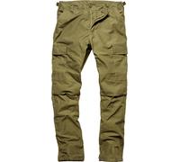 Vintage Industries BDU T/C, pantaloni cargo S male Oliva