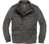Vintage Industries Brent Parka, giacca tessile impermeabile L male Grigio