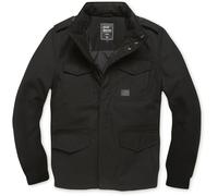 Vintage Industries Brent Parka, giacca tessile impermeabile M male Nero