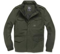 Vintage Industries Parka Brent – giacca tessile impermeabile Dark Oliva XXL Uomo