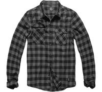 Vintage Industries Camicia Harley Uomo Flanella Aquadri Grey Checkered