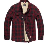 Vintage Industries Heavyweight Sherpa Camicia, rosso, taglia S per maschi