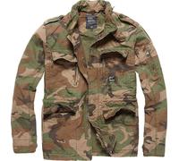 Vintage Industries Cranford Camo, giacca in tessuto L male Marrone/Oliva/Beige