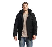 Vintage Industries Darren Parka Uomo Giacca invernale nero 65% poliestere, 35% cotone
