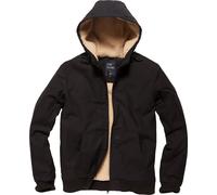 Vintage Industries Datton, giacca tessile impermeabile L male Nero