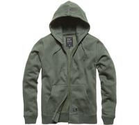 Vintage Industries Felpa con cappuccio Redstone Uomo Giacca Mid Grey