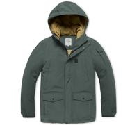 Vintage Industries Gavyn Parka, giacca tessile impermeabile S male Grigio