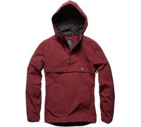 Vintage Industries Giacca a vento di transizione Shooter Anorak Borgogna S Rosso