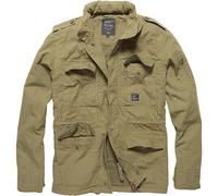 Vintage Industries Giacca Cranford Uomo Cappotto Militare Dark Khaki