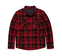 Vintage Industries Giacca di flanella Square+ Camicia imbottita Red Check M Rosso