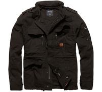 Vintage Industries Giacca di transizione Parka Cranford Giacca nera 3XL Nero