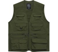 Vintage Industries Gilet da pesca Legend Gilet da pesca Sage M Verde