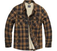 Vintage Industries Craft Sherpa, camicia/giacca in tessuto L male Giallo/Nero