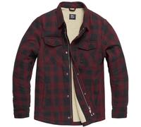 Vintage Industries Heavyweight Sherpa Camicia, rosso, taglia S per maschi