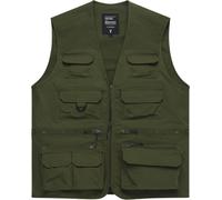 Vintage Industries Legend, gilet XL male Oliva