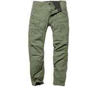 Vintage Industries Lester, pantaloni cargo W32 male Oliva