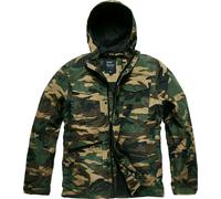 Vintage Industries Levin Camo, giacca tessile impermeabile M male Marrone/Oliva/Beige