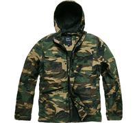 Vintage Industries Levin Camo, giacca tessile impermeabile M male Marrone/Oliva/Beige