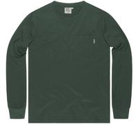 Vintage Industries Longsleeve Grant Pocket T-Shirt Long Sleeve Grigio/Verde L Grigio