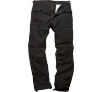 Vintage Industries M65 Heavy Satin Pantaloni, nero, taglia 3XL