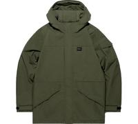 Vintage Industries Oliver, giacca tessile impermeabile L male Verde Scuro