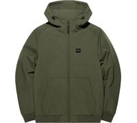 Vintage Industries Omega, giacca tessile impermeabile M male Verde Scuro