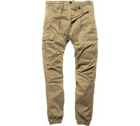 Vintage Industries Pantaloni chino Vince Cargo Jogger Dark Khaki W34 Beige
