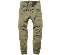 Vintage Industries Pantaloni chino Vince Cargo Jogger Olive W36 Verde