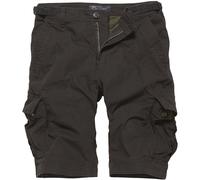 Vintage Industries Pantaloni corti Terrance Uomo Cargo Pantaloni Nero