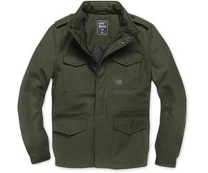 Vintage Industries Parka Brent oliva scuro S Verde