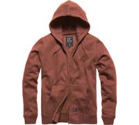 Vintage Industries Redstone, felpa con cappuccio e zip 3XL male Rosso