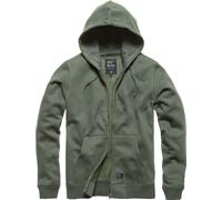 Vintage Industries Redstone, felpa con cappuccio e zip S male Grigio