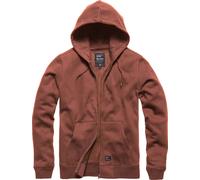 Vintage Industries Redstone, felpa con cappuccio e zip XL male Rosso