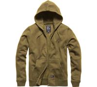 Vintage Industries Redstone, felpa con cappuccio e zip XXL male Oliva