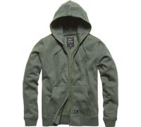 Vintage Industries Redstone, felpa con cappuccio e zip XL male Grigio