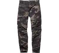 Vintage Industries Reef Camo, pantaloni cargo L male Marrone Scuro/Nero/Beige Scuro