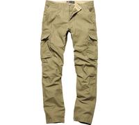 Vintage Industries Pantaloni Reef cargo beige taglia L per maschi